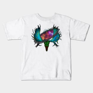 Cosmic Moose Skull Kids T-Shirt